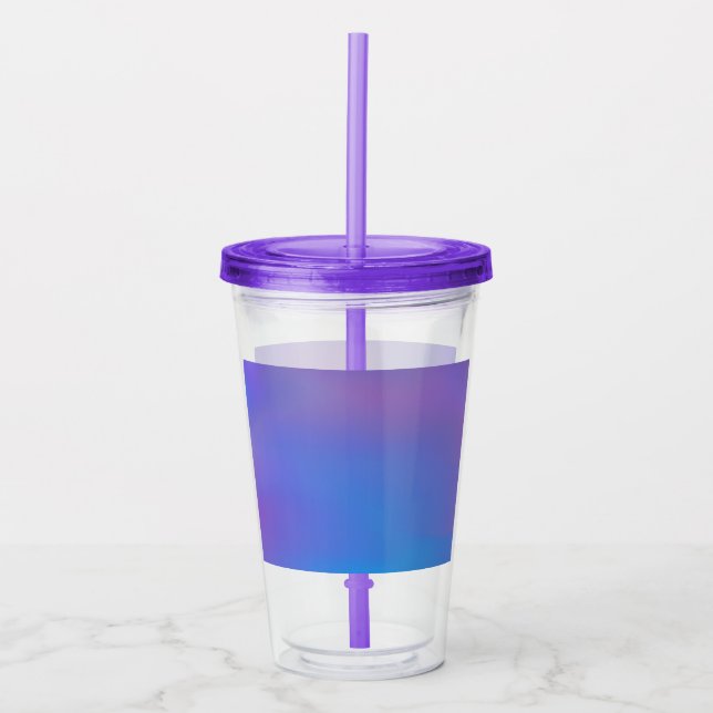 Akryltumbler mit Design. Acryltrinkbecher (Vorderseite)