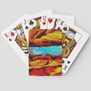 Akrylus Abstrakte Heißkalt- und Kaltelemente Spielkarten