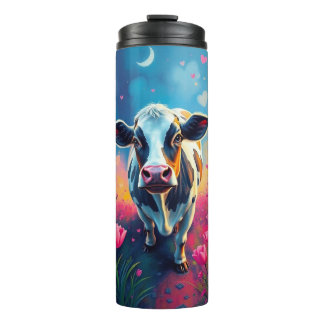 Akrylus Valentinstag Kuh Thermal Tumbler Thermosbecher
