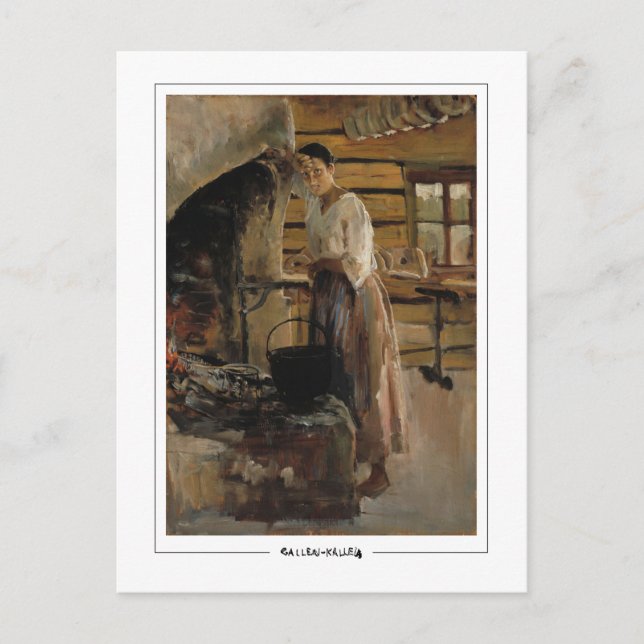 Akseli Gallen-Kallela #148 - Fine Art Postcard Postkarte (Vorderseite)