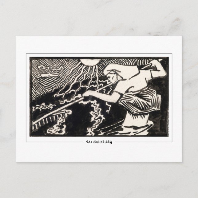 Akseli Gallen-Kallela #227 - Fine Art Postcard Postkarte (Vorderseite)