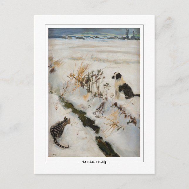 Akseli Gallen-Kallela #32 - Fine Art Postcard Postkarte (Vorderseite)
