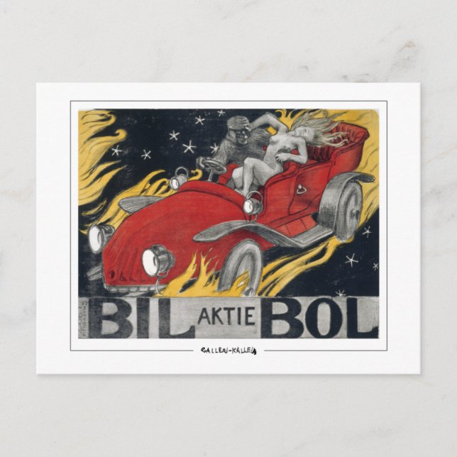 Akseli Gallen-Kallela #433 - Fine Art Postcard Postkarte (Vorderseite)