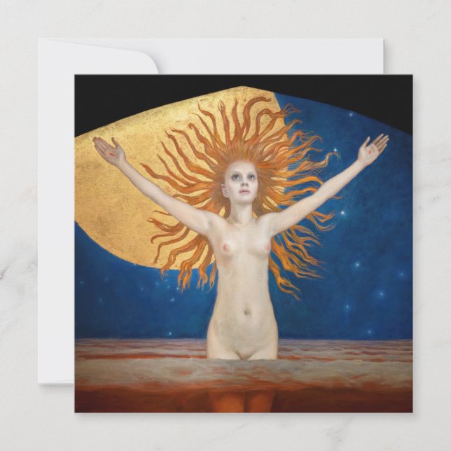 Akseli Gallen-Kallela - Ad Astra Einladung (Vorderseite)