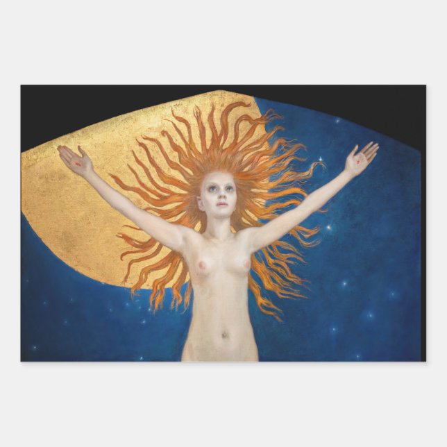 Akseli Gallen-Kallela - Ad Astra Geschenkpapier Set (Vorderseite)
