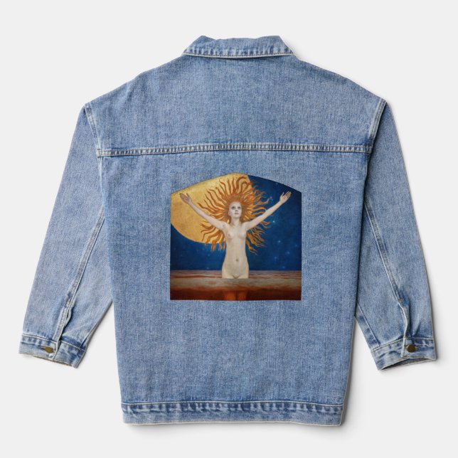 Akseli Gallen-Kallela - Ad Astra Jeansjacke (Rückseite)