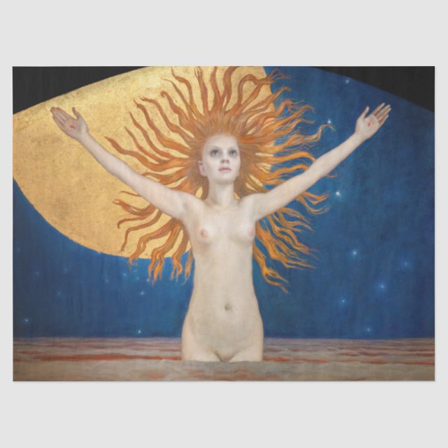 Akseli Gallen-Kallela - Ad Astra Seidenpapier (Vorderseite)