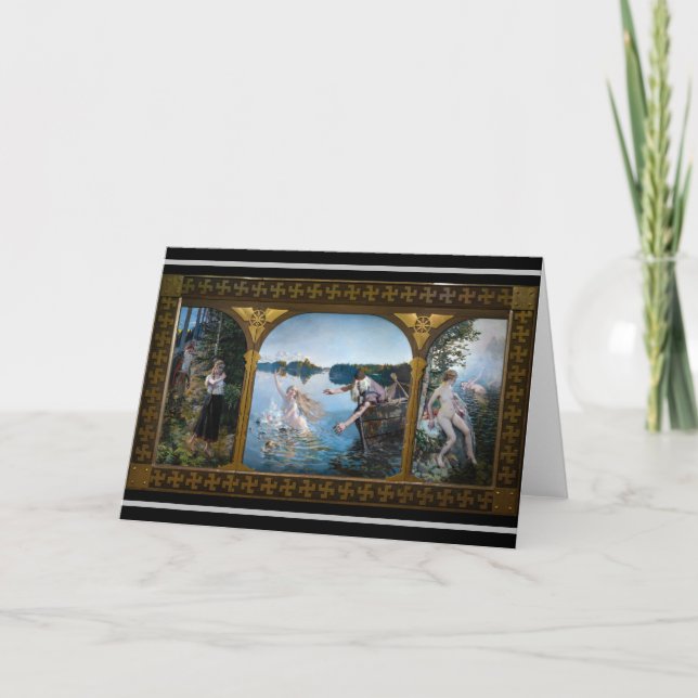 Akseli Gallen-Kallela - Aino Triptych Karte (Vorderseite)