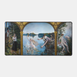 Akseli Gallen-Kallela - Aino Triptych Schreibtischunterlage