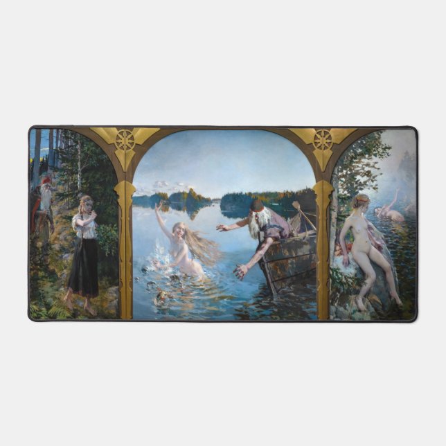 Akseli Gallen-Kallela - Aino Triptych Schreibtischunterlage (Vorderseite)