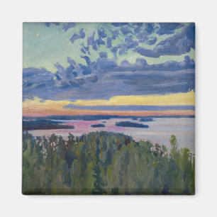 Akseli Gallen-Kallela - Blick auf einen See bei So Magnet