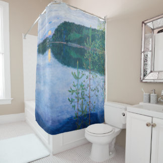 Akseli Gallen-Kallela - Frühlingsnacht Duschvorhang