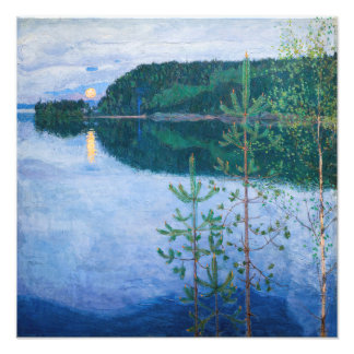 Akseli Gallen-Kallela - Frühlingsnacht Fotodruck