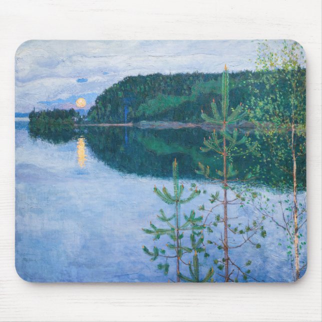 Akseli Gallen-Kallela - Frühlingsnacht Mousepad (Vorne)