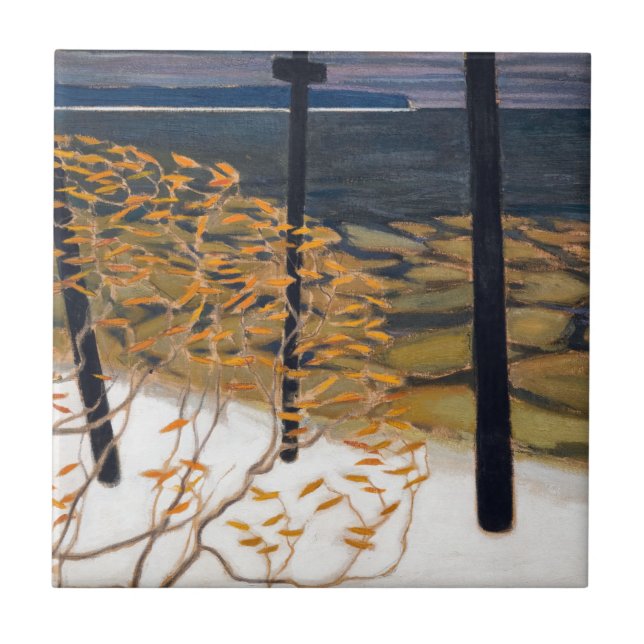 Akseli Gallen-Kallela - Herbst Fliese (Vorderseite)