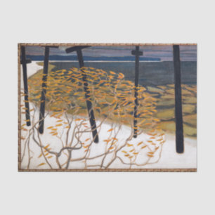 Akseli Gallen-Kallela - Herbst Seidenpapier