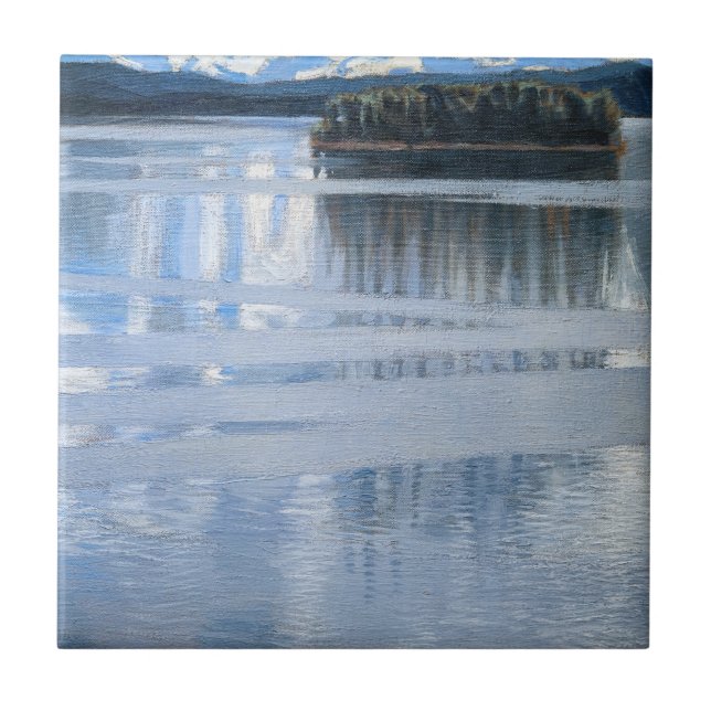 Akseli Gallen-Kallela - Keitele-See Fliese (Vorderseite)