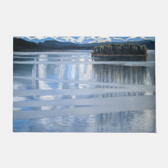 Akseli Gallen-Kallela - Keitele-See Fußmatte (Vorderseite)