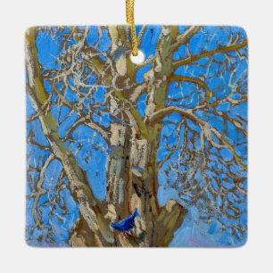 Akseli Gallen-Kallela - Knack-Weide und Blauer Vog Keramikornament