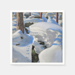 Akseli Gallen-Kallela - Lair of the Lynx Serviette