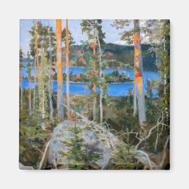 Akseli Gallen-Kallela - See in der Wildnis Magnet (Vorne)