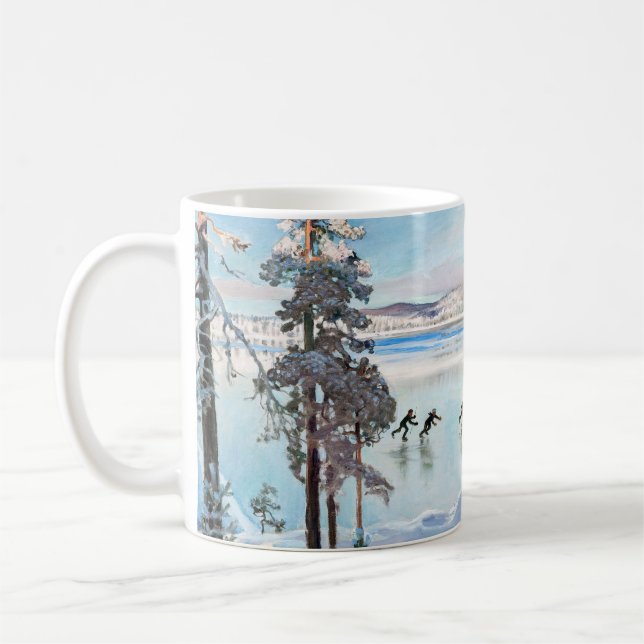 Akseli Gallen-Kallela - Skater in der Nähe von Kal Kaffeetasse (Links)