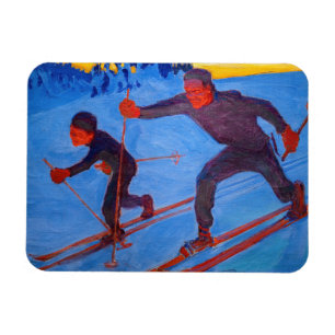 Akseli Gallen-Kallela - Skifahrer Magnet
