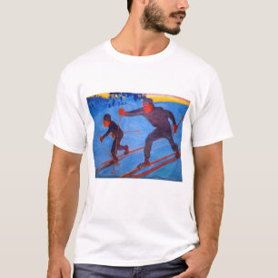 Akseli Gallen-Kallela - Skifahrer T-Shirt