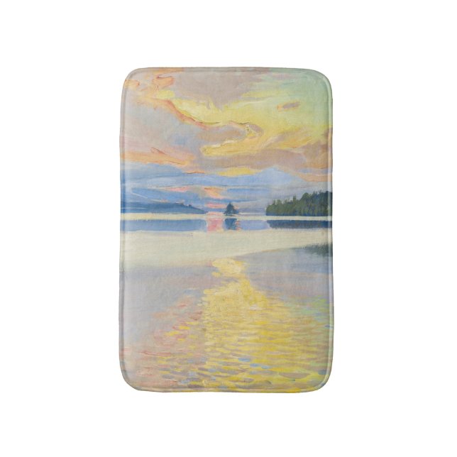 Akseli Gallen-Kallela - Sonnenuntergang über dem S Badematte (Vorderseite Vertikal)