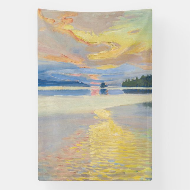 Akseli Gallen-Kallela - Sonnenuntergang über dem S Banner (Vertikal)