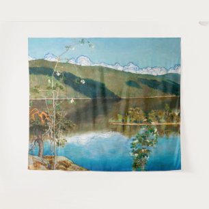 Akseli Gallen-Kallela - Thunderwolken am Horizont Wandteppich