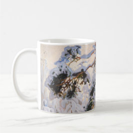 Akseli Gallen-Kallela - Wald im Winter Kaffeetasse