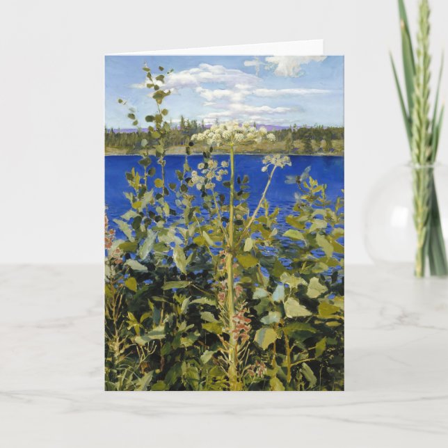 Akseli Gallen-Kallela - Wild Angelica Karte (Vorderseite)