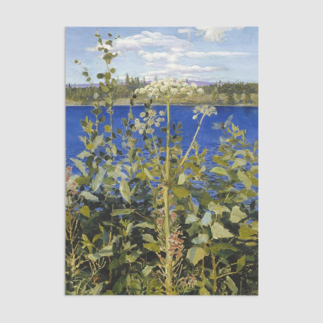Akseli Gallen-Kallela - Wild Angelica Seidenpapier (Von Creator hochgeladen)
