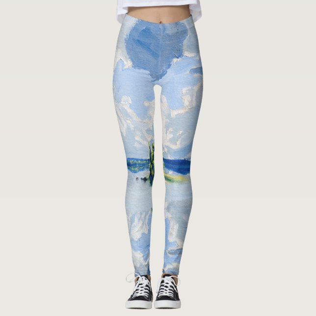 Akseli Gallen-Kallela - Wolken oberhalb eines Sees Leggings (Vorderseite)