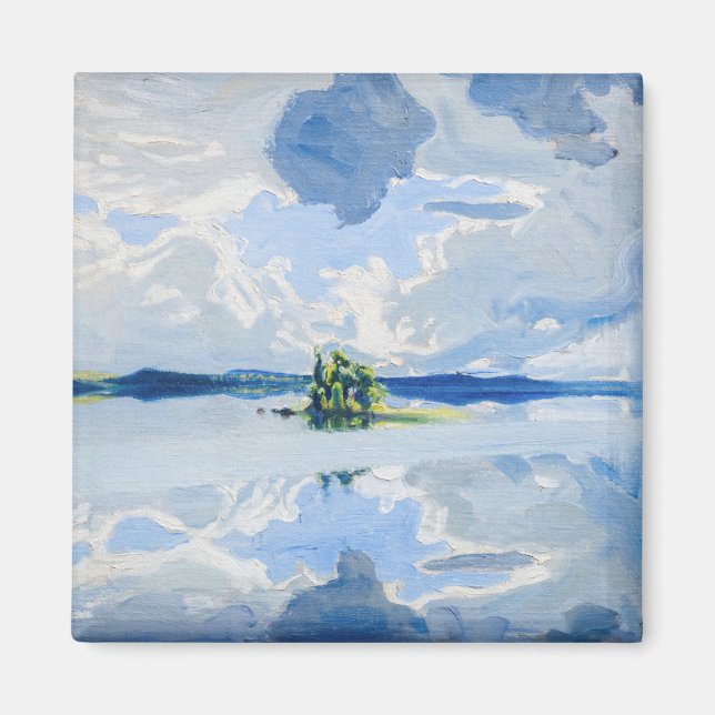 Akseli Gallen-Kallela - Wolken oberhalb eines Sees Magnet (Vorne)