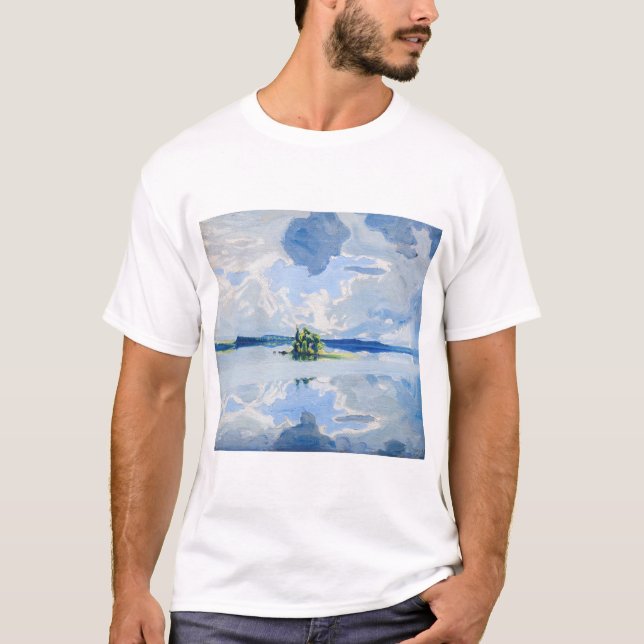 Akseli Gallen-Kallela - Wolken oberhalb eines Sees T-Shirt (Vorderseite)