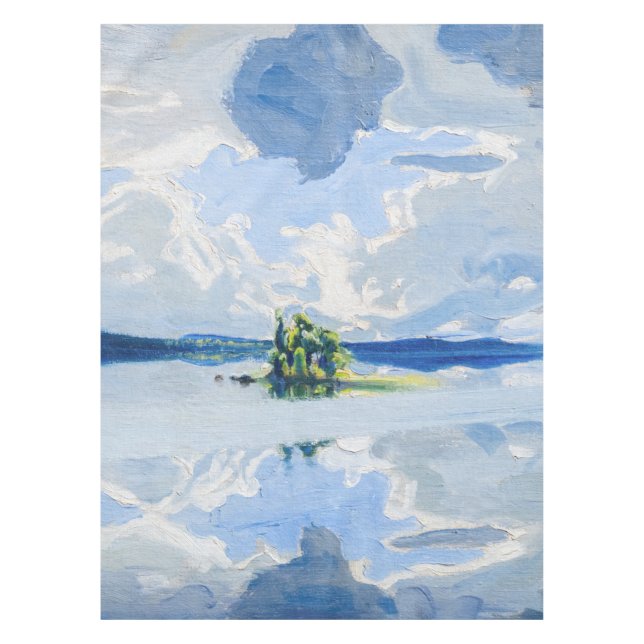Akseli Gallen-Kallela - Wolken oberhalb eines Sees Tischdecke (Vorderseite)