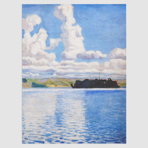 Akseli Gallen-Kallela - Wolkentürme Seidenpapier