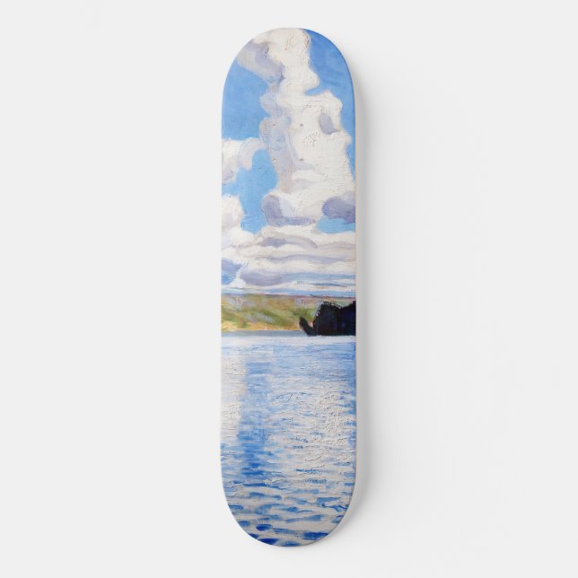 Akseli Gallen-Kallela - Wolkentürme Skateboard (Vorderseite)