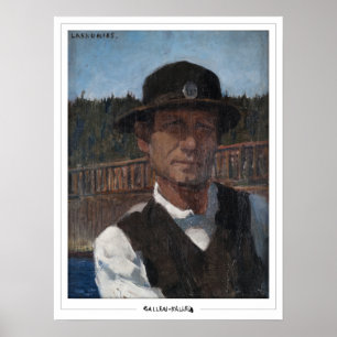 Akseli Gallen-Kallela Zedign affiche d'art #377