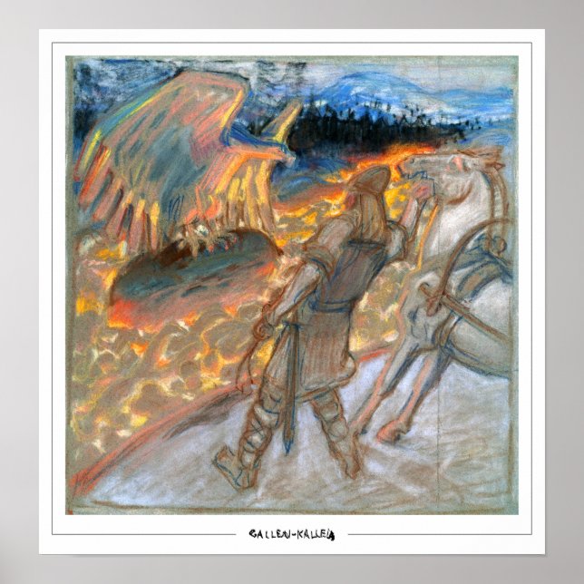 Akseli Gallen-Kallela Zedign Art Poster #355 (Vorne)
