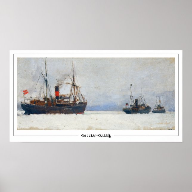 Akseli Gallen-Kallela Zedign Art Poster #364 (Vorne)