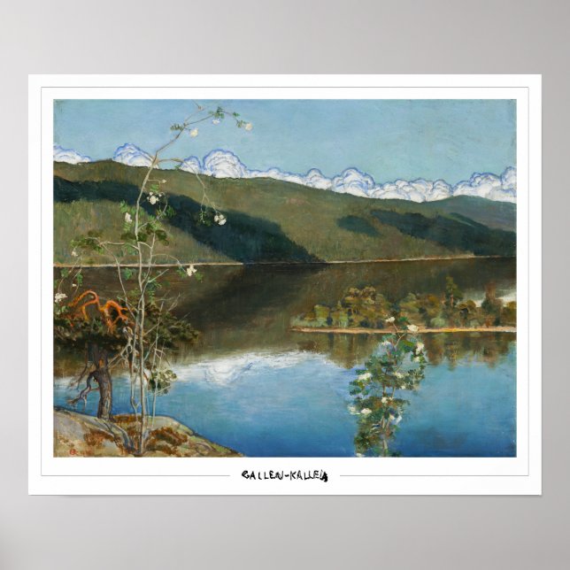 Akseli Gallen-Kallela Zedign Art Poster #384 (Vorne)