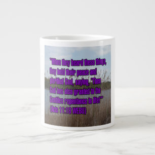 Akt 11:18 WEBU-Tasse Jumbo-Tasse