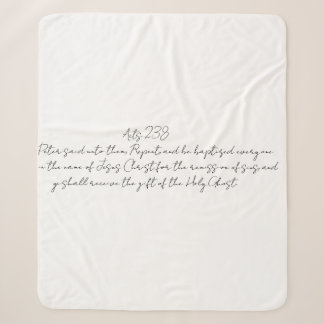 Akt 2:38 Blanket Jesus Name Pfingstall Sherpadecke