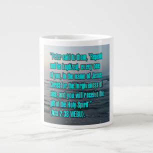 Akt 2:38 WEBU-Tasse Jumbo-Tasse