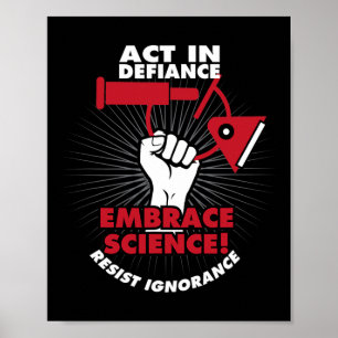 Akt der Unwissenheit über die Unwissenheit im Wide Poster