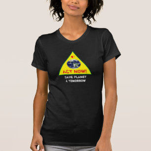 AKT JETZT & Rett Planet Klima Rebellion T-Shirt