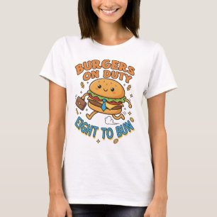 Aktenkoffer-Burger – Stress in einem Brötchen T-Shirt